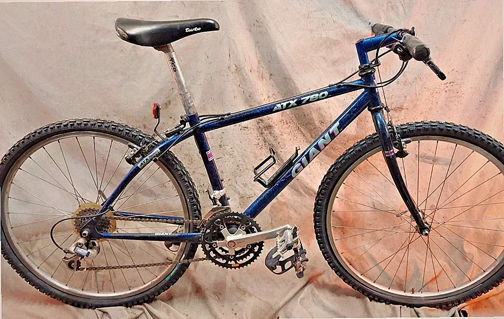 1990 Giant ATX-780 MTB Bike Small 16" Hardtail Rigid Steel Deore XT Commuter VTG