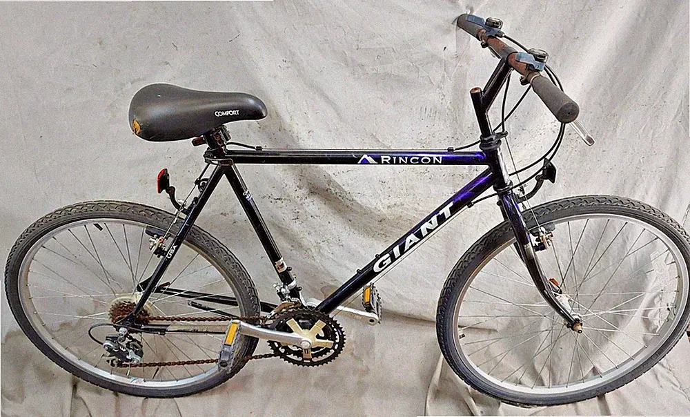 1993 Giant Rincon City Hybrid Bike 20" Large Chromoly Steel Shimano USA Shipper!