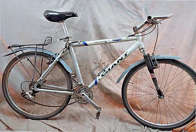 1997 Giant Iguana MTB Bike Large 19.5" Hardtail Rock Shox Shimano STX Retro Cafe