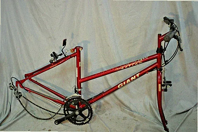 1997 Giant Option Hybrid Bike Frame Set 17" Medium Shimano SIS Steel USA Shipper
