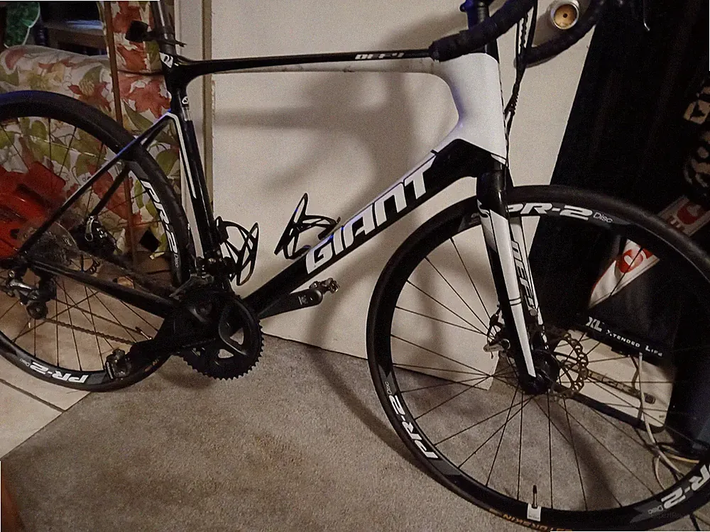 2015 Giant TXC Advanced Racing Road Bike 55cm Medium Carbon Cyclocross Ships USA