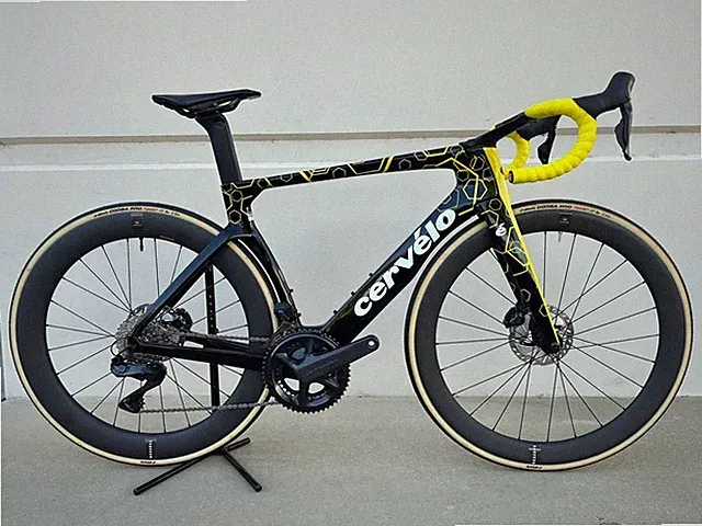 2024 Cervelo S5 Size 54 Shimano Ultegra Di2, custom Team Jumbo Visma paint