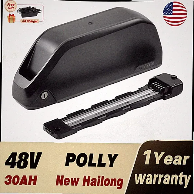 48V 30Ah Jumbo/New Hailong EBike Batterys Li-ion Pack for 1500W Electric Motor