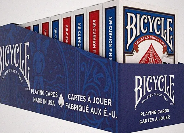 Bicycle Jumbo Index Playing Cards, 12 Pack Bulk Set of Large Print Poker Size Ca