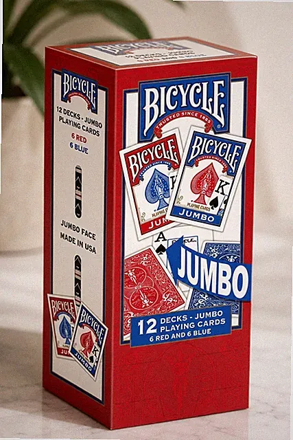 Bicycle Playing Cards, Jumbo Index, 12 Packs