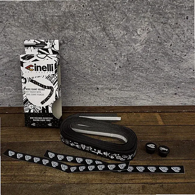 Cinelli Mike Giant Velvet Handlebar Tape NEW Grafitti Bar Wrap Road Bike White
