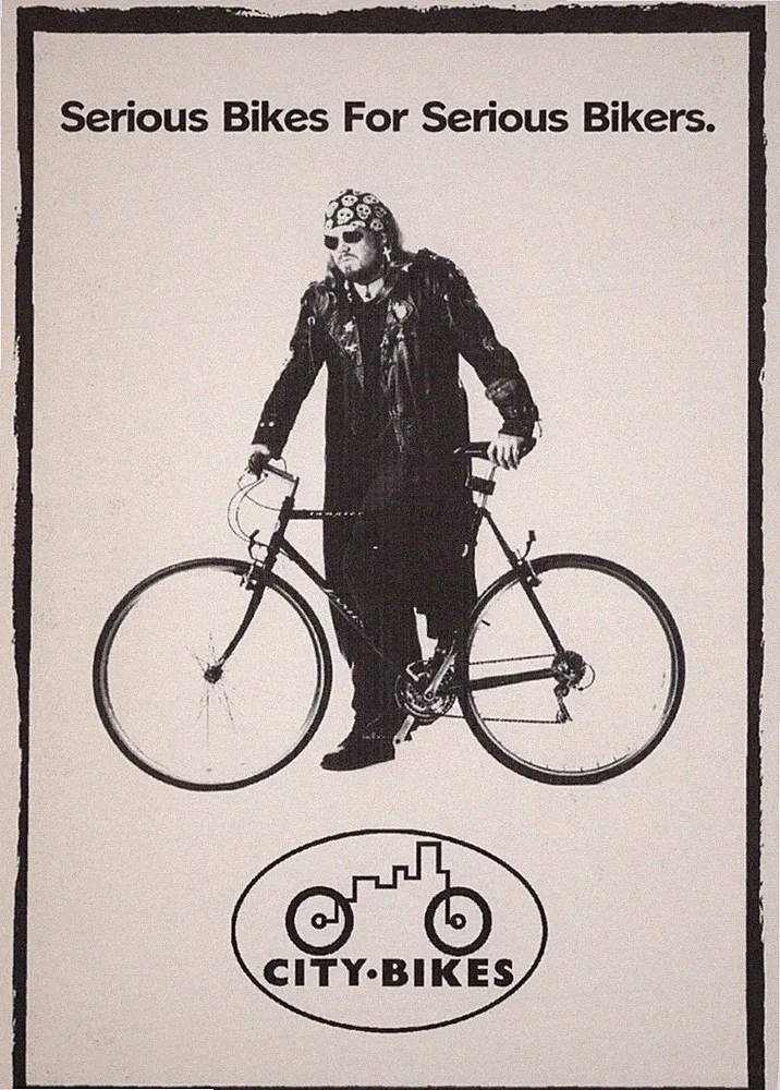 City Bikes Serious Bikes Bikers Bicycle Bianchi Jamis Giant Humor postcard RK3