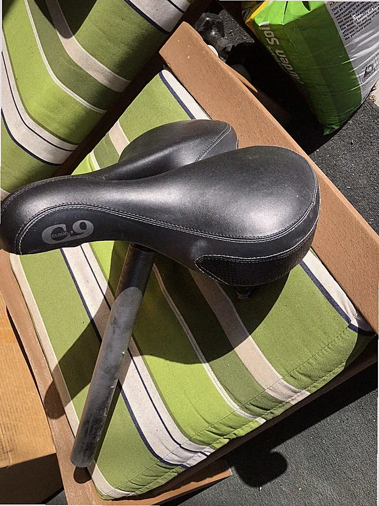 Cloud-9 C9 Cruiser Saddle Dual Coil Bike Seat & Seatpost From giant bicycle