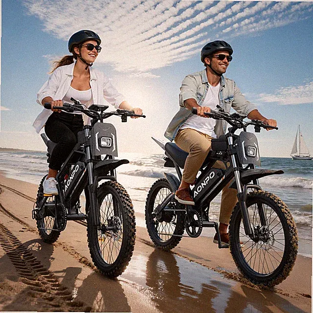 Electric Dirt Bike for Adults 1500W 30MPH 48V 18.2AH Hydraulic Full Suspension