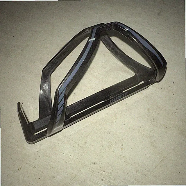 Giant Airway Water Bottle Cage Gloss Black and Gray Top Load Road Bicycle MTB