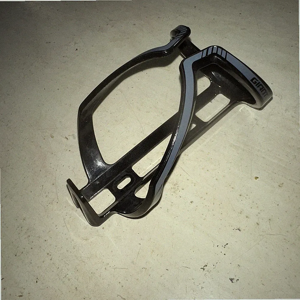 Giant Airway Water Bottle Cage Gloss Black Gray Top Load Road Bicycle MTB Gravel