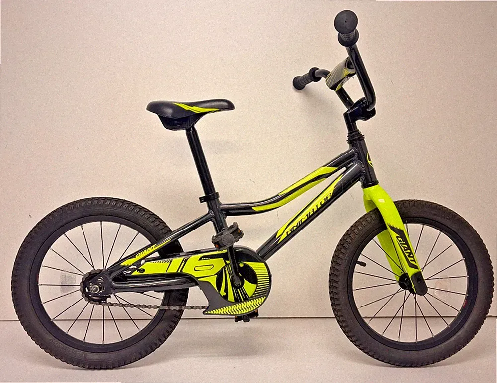 Giant Animator Black Aluminum Coaster Brake 16" Wheel Kids Bike EXCELLENT CLEAN