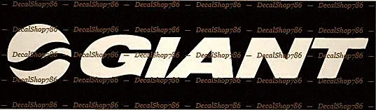 Giant Bikes - Outdoor Sports - Bicycles - Vinyl Die-Cut Peel N' Stick Decals