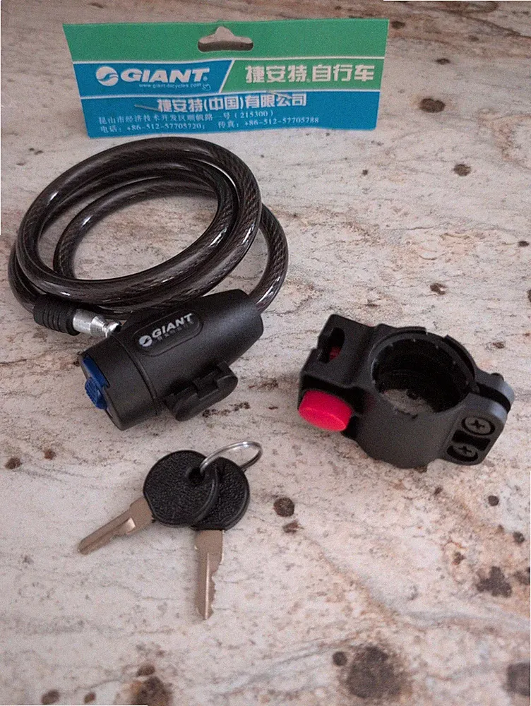 Giant Brand Bicycle Lock-key-24" New