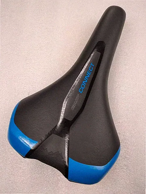 GIANT CONNECT UPRIGHT COMFORT SADDLE MTB CITY TOURING BIKE BLUE 266MMX150MM