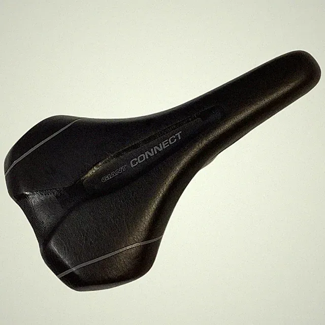 Giant Connect Womens Black Detachable Comfort Bike Saddle Seat Dual Metal Rail