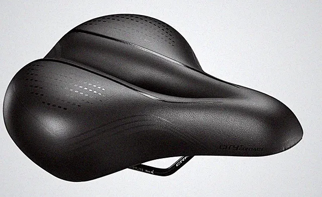 GIANT CONTACT CITY + UNISEX BIKE SADDLE BLACK 210mm x 275mm NEW 120000033