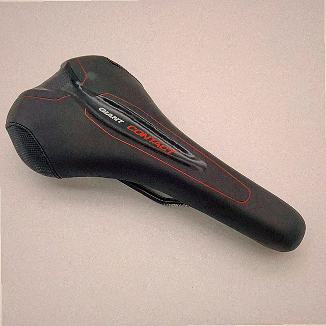 Giant Contact Forward Bike Cycling Seat Saddle Black/Red