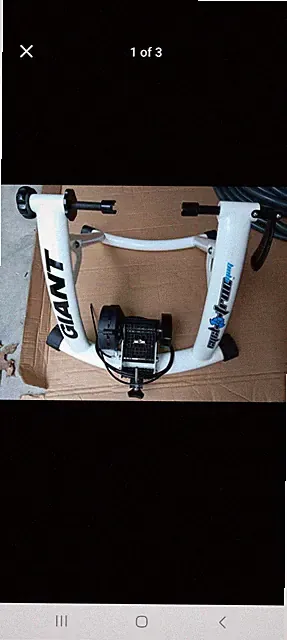 Giant Cyclotron Bike Trainer Adjustable Resistance