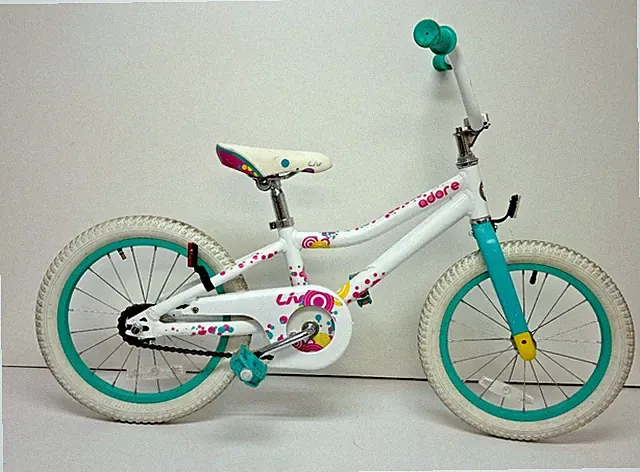 Giant Liv Adore White Aluminum 16" Wheel Coaster Brake Girls Bicycle EXCELLENT