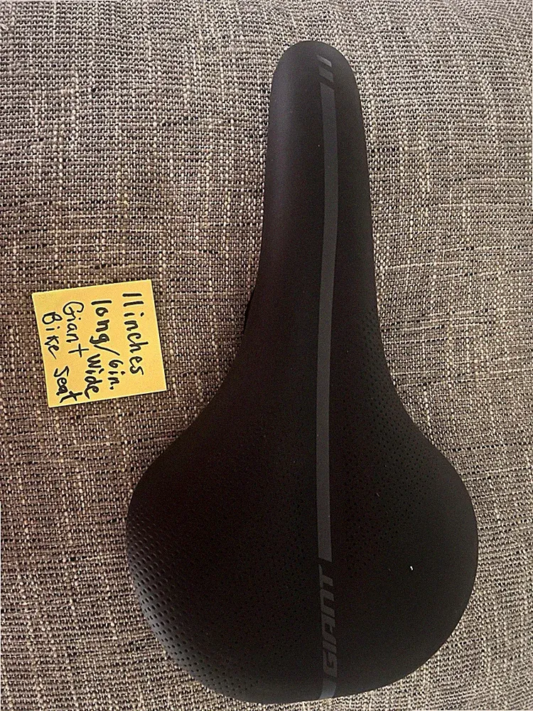 Giant Men’s Bicycle Seat Bike Saddle Comfort Cushion 11 Inches Long 6 Inch Wide