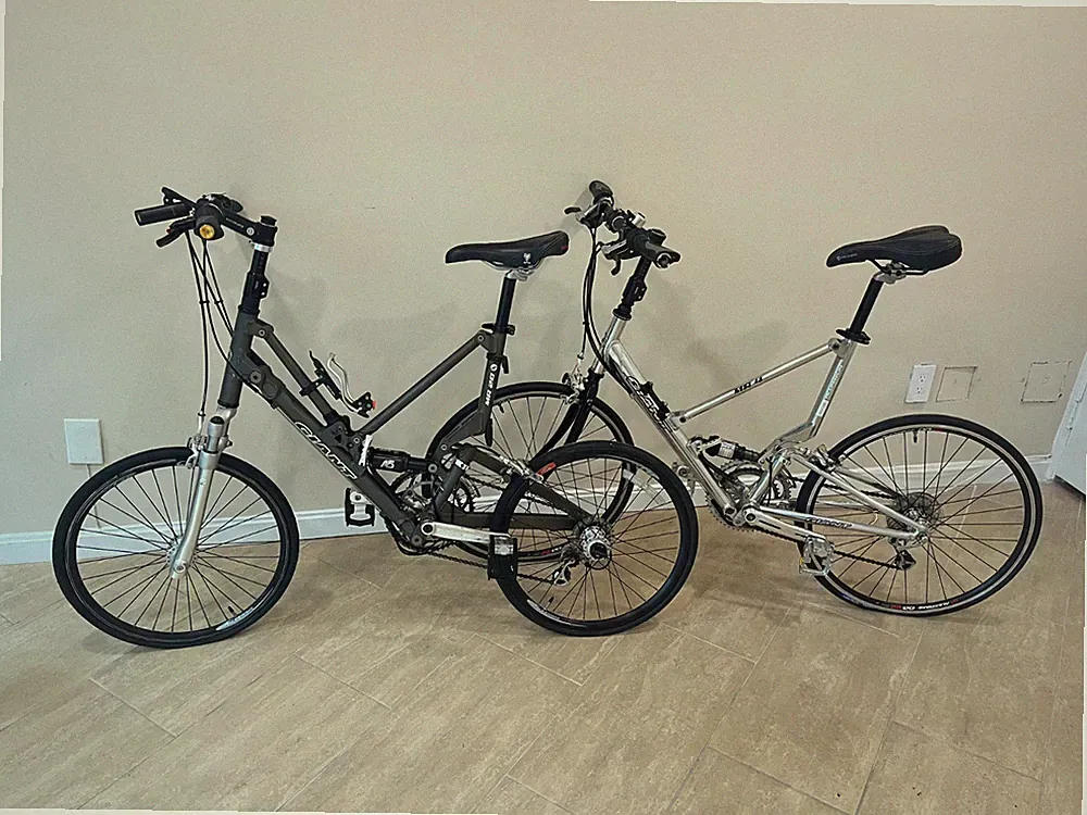Giant MR-20 & MR-4 Folding Full-suspension Road Bike Set RARE Collector's Items