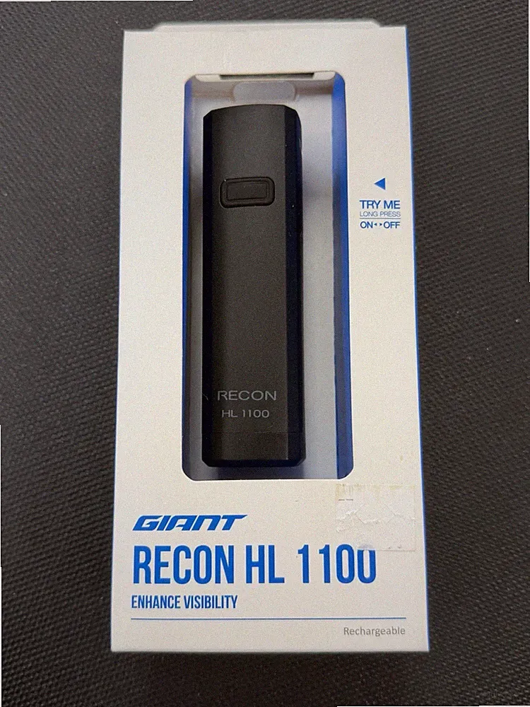 Giant Recon HL 1100 Lumen bicycle Headlight Black **NEW**