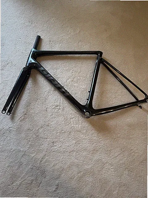 Giant TCX Pro 0 Carbon Fiber Cyclocross Frame & Fork Size: M/L Black Diamond