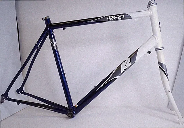 K2 Escape Road Bike Frame Set 57cm Front Rack Mounts Commuter Fitness Giant
