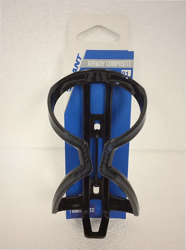 NEW Giant Airway Composite Bicycle Water Bottle Cage Black/Gray 31G, FREE SHIP