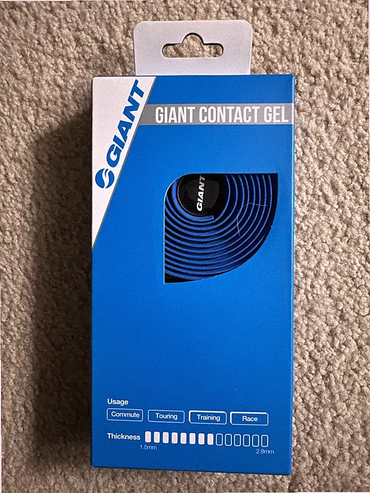 NEW Giant BICYCLE Contact Gel Bike HANDLEBAR TAPE Blue RTL $21+