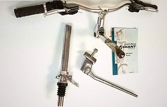 Parts 1999 Giant Bicycle Eddie Bauer Handlebars gear shifters seat post manual