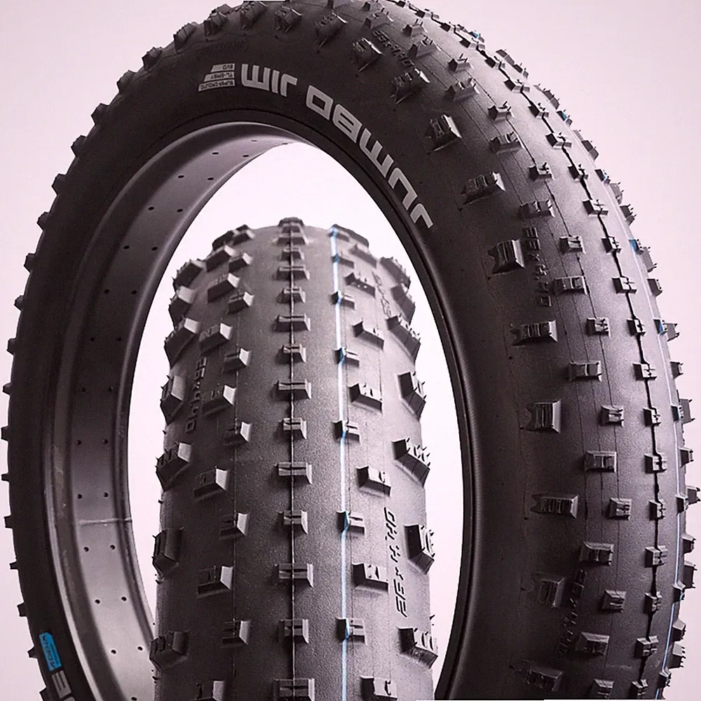 Schwalbe Jumbo Jim Addix Evolution 26in Fat Bike Tire Black, SpeedGrip/Super Gro