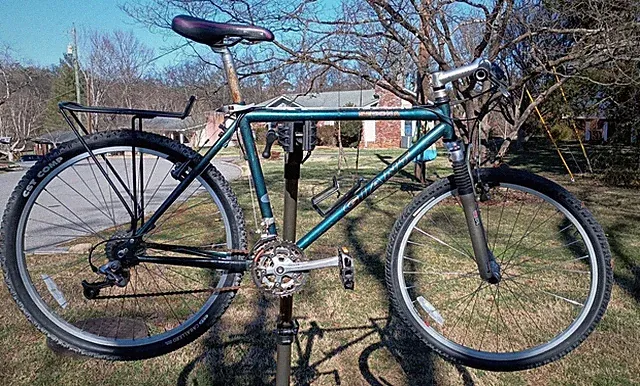 Vintage GIANT SEDONA Mountain Bike, Green, Steel, 19 in Frame, 26 in Wheel